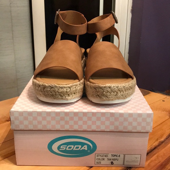 Soda Shoes - Soda NWOT Espadrille Sandals